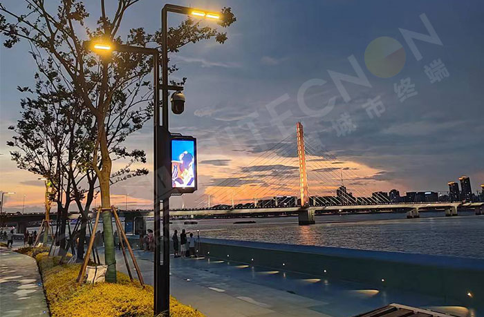  LED Light Pole Screen